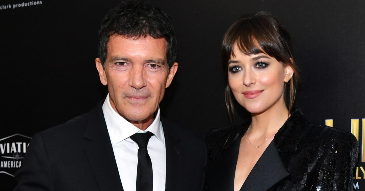 antonio-banderas-dakota-johnson-collaboration