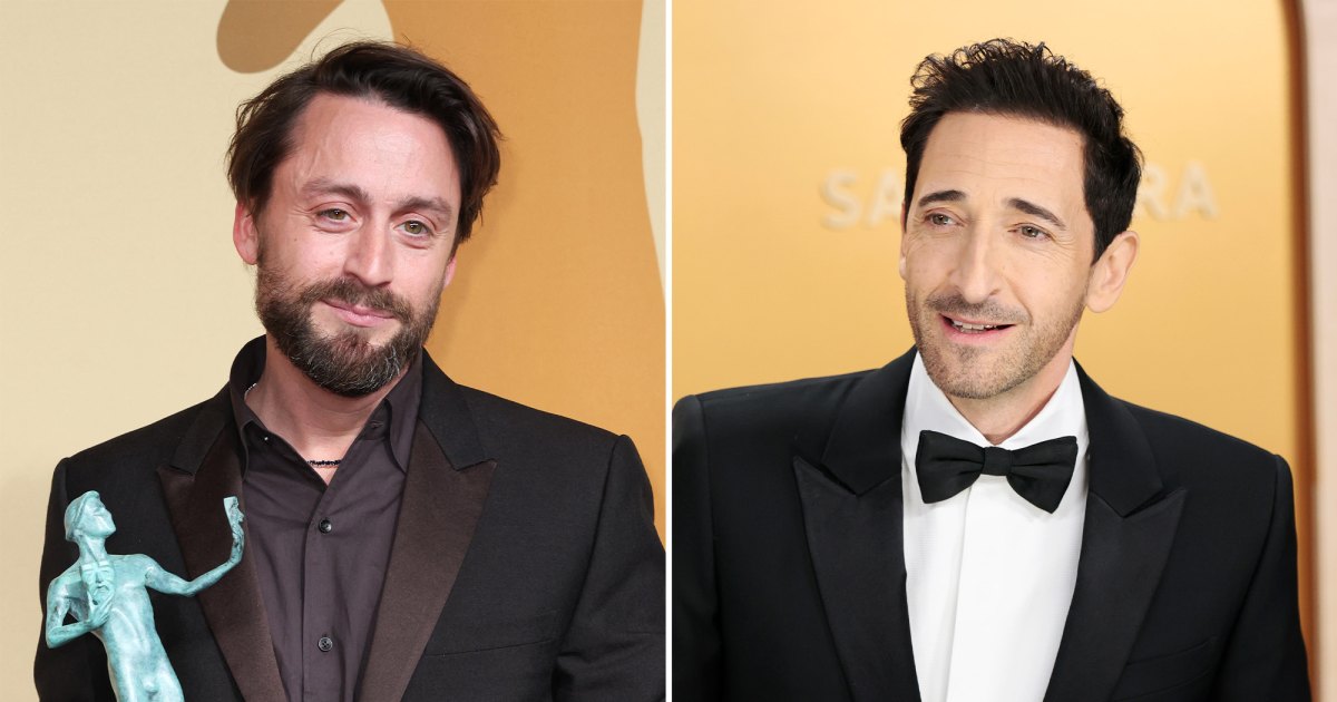 kieran-culkin-adrien-brody-sag-awards