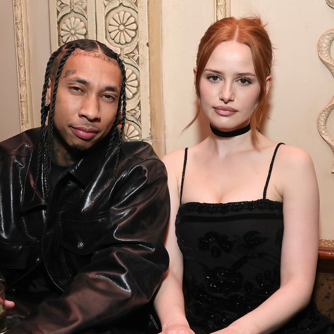 tyga-madelaine-petsch-lakers-game